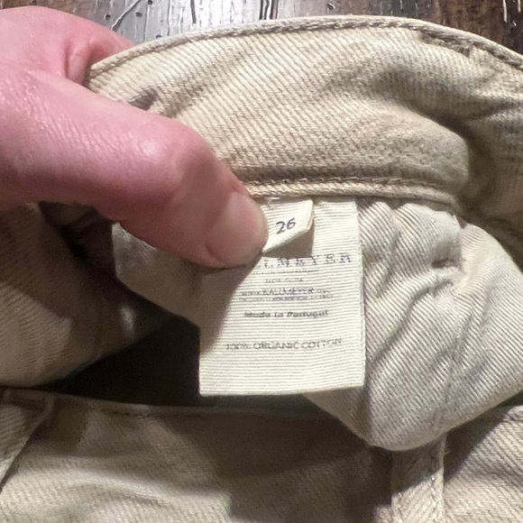 NWOT KALLMEYER Beige Column Leg Jeans, size 26 - Picture 6 of 11